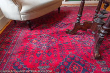 Load image into Gallery viewer, Kunduz Afghan Rug designed by Waziri (Large)