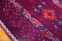 Load image into Gallery viewer, Bokhara Afghan Rug designed by Patnosi