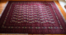 Load image into Gallery viewer, Royal Bokhara Afghan Rug (Large) designed by Shotori Bagmal