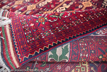 Load image into Gallery viewer, Royal Bokhara Afghan Rug (Large) designed by Shotori Bagmal
